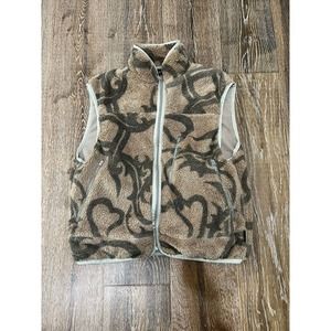 Flagstuff 22aw tribal fleece vest